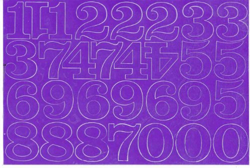 Nummern Zahlen lila 40 mm Aufkleber Sticker Büro Hobby Briefkasten Hausnummer Ordner ordnen organisieren Einladung Nummern Zahlen lila 40 mm Aufkleber Sticker Büro Hobby Briefkasten Hausnummer Ordner ordnen organisieren Einladung von Generic