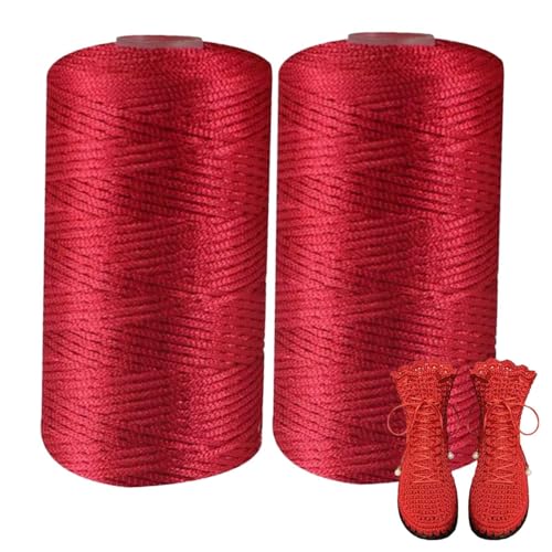 Nylon-Häkelgarn, 2-teilig, Sommerbasteln, Häkelgarn, feines Baumwollgarn aus , handgefertigte Bastelprojekte, Taschen, Hüte, Schuhe mit Kordel Nylon-Häkelgarn, 2-teilig, Sommerbasteln, Häkelgarn, feines Baumwollgarn aus , handgefertigte Bastelprojekte, Taschen, Hüte, Schuhe mit Kordel von Generic
