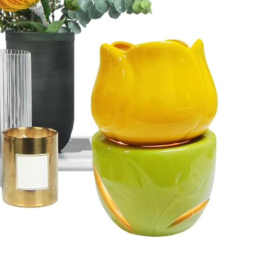 Ölbrenner für Duftöl, Teelichthalter | Chic Unique Aromatherapie-Pfanne mit Ölbrenner, einzigartige Blumen-Aromatherapie-Pfanne mit Kerzenlöffel, Tisch-Herzstück Ölbrenner für Duftöl, Teelichthalter | Chic Unique Aromatherapie-Pfanne mit Ölbrenner, einzigartige Blumen-Aromatherapie-Pfanne mit Kerzenlöffel, Tisch-Herzstück von Generic