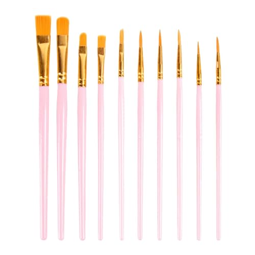 Generic Ölpinsel, 10-teiliges Pinselset für Acrylmalerei, Flexible Künstlerpinsel, glattes Haselnusspinsel-Set mit 7 atemberaubenden Farben, eckige Pinsel für Aquarellölmalerei, IHN3L5SSN86Q892V Generic Ölpinsel, 10-teiliges Pinselset für Acrylmalerei, Flexible Künstlerpinsel, glattes Haselnusspinsel-Set mit 7 atemberaubenden Farben, eckige Pinsel für Aquarellölmalerei, IHN3L5SSN86Q892V von Generic