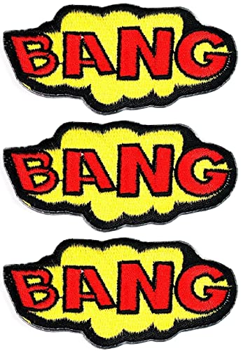 ONCEX 3 Stück Gelber Knall Patches Slogan Hübsche Buchstaben Mode Cartoon Patch Bestickte Applikation Abzeichen Aufbügler Aufnähen Emblem DIY Zubehör ONCEX 3 Stück Gelber Knall Patches Slogan Hübsche Buchstaben Mode Cartoon Patch Bestickte Applikation Abzeichen Aufbügler Aufnähen Emblem DIY Zubehör von Generic