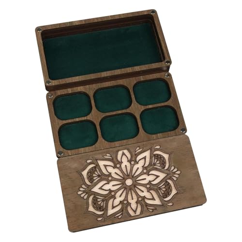 Organizer Tablett mit Perlen aus Holz, Perlenschale aus Holz für Schmuckherstellung, Sortier-Tablett für Perlen, Zubehör Sartter Container Perlenhalter für die Organisation Organizer Tablett mit Perlen aus Holz, Perlenschale aus Holz für Schmuckherstellung, Sortier-Tablett für Perlen, Zubehör Sartter Container Perlenhalter für die Organisation von Generic