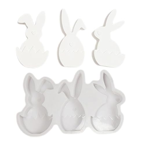 Osterformen, Silikonform Hase, Seifenformen in Hasenform für die Heimdekoration, der flexible Silikonhase schafft Ostern Ostern für Kerzen, Ornamente, cr Osterformen, Silikonform Hase, Seifenformen in Hasenform für die Heimdekoration, der flexible Silikonhase schafft Ostern Ostern für Kerzen, Ornamente, cr von Generic