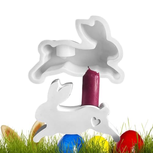 Osterhase Statuen Form | Hase Kerze Kerze Form Kerzenlicht Form, Kaninchen Gypsum Gießform Epoxidharz Silikonform, Bandhalter Osterhase Statuen Form | Hase Kerze Kerze Form Kerzenlicht Form, Kaninchen Gypsum Gießform Epoxidharz Silikonform, Bandhalter von Generic