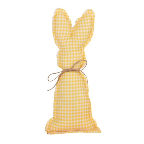 Osterhase aus Stoff Frühling süßes Hase aus Baumwolle Tischdekoration Tischdekoration Schreibtischdekoration für Büro Zuhause Party Geschenk zu Ostern für Frau Oster Deko von Generic