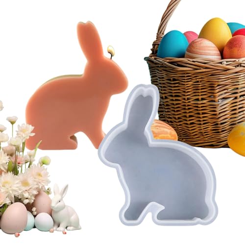 Osterhasen-Gießform, Formen für Osterhasen-Kerzen, Silikonform für handgefertigte Kerzen mit Hase, handgefertigt, antihaftbeschichtetes Kunsthandwerk zur Herstellung von Gips, Osterhasen-Gießform, Formen für Osterhasen-Kerzen, Silikonform für handgefertigte Kerzen mit Hase, handgefertigt, antihaftbeschichtetes Kunsthandwerk zur Herstellung von Gips, von Generic