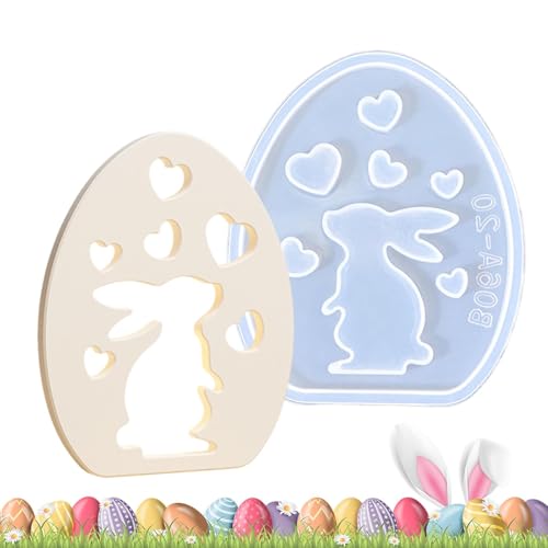 Ostern Formen, Harz Osterformen | Hohl Hase Ei -Form Gipsform,Osterharz Gießformen Silikonform für Gips Ornament Ostern Formen, Harz Osterformen | Hohl Hase Ei -Form Gipsform,Osterharz Gießformen Silikonform für Gips Ornament von Generic