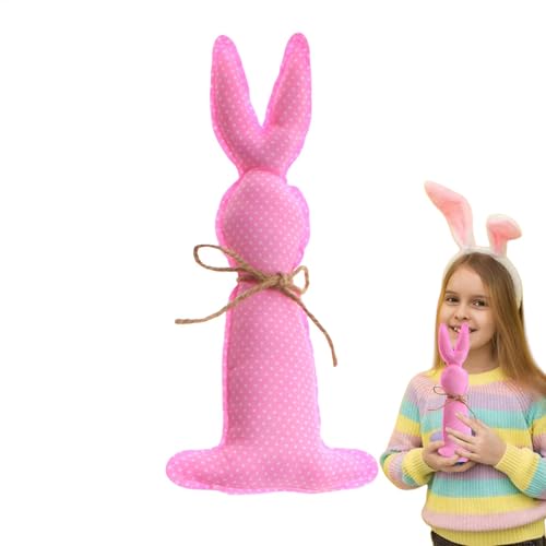 Ostern Gefüllte Kaninchen Stoff Kaninchen - Rustikaler Stoff gefüllte Kaninchen Stück Zentrale Dekoration - Ostertisch Rustikale Bauernhofdekoration für PA Ostern Gefüllte Kaninchen Stoff Kaninchen - Rustikaler Stoff gefüllte Kaninchen Stück Zentrale Dekoration - Ostertisch Rustikale Bauernhofdekoration für PA von Generic