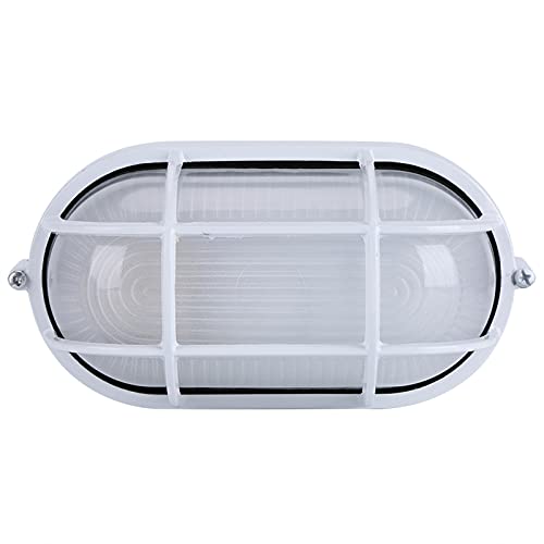 Ovaler Runder Sauna-Dampfbad-Licht-Lampenschirm-Schutz, Explosionsgeschützt, Dampfdicht (Ovale Form 30x12x3,5cm) von Generic
