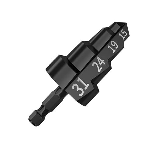 PPR Stufenbohrer, Hebebohrer, Stufenbohrer, PPR Wasserrohr-Hebebohrer mit Sechskantschaft, multifunktionaler Expansionsreparaturbohrer mit PPR Stufenbohrer, Hebebohrer, Stufenbohrer, PPR Wasserrohr-Hebebohrer mit Sechskantschaft, multifunktionaler Expansionsreparaturbohrer mit von Generic