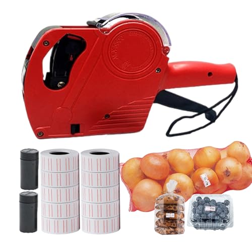 PREISIONS -TAG MACHINE - PREISETLABE -, Produkt -Tagging -Gerät | Druckausgabe mit hoher Sichtbarkeit, Schnellladetikett-Funktion, nicht gleitendes Handle, einfach zu verwendende Tag- für Ei PREISIONS -TAG MACHINE - PREISETLABE -, Produkt -Tagging -Gerät | Druckausgabe mit hoher Sichtbarkeit, Schnellladetikett-Funktion, nicht gleitendes Handle, einfach zu verwendende Tag- für Ei von Generic