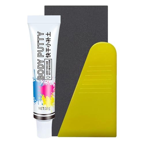 PUTTY DI FILLER DENTO CAR - Autoreparatur DRY ASOLTA - FILLER RAZCATO | Paste für Autobeulen, Tiefenkratzer Spachtelmasse, Lackfüller für Peeling mit cr von Generic
