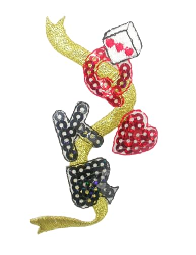 Pailletten-Pokerkette mit Würfeln, zum Aufbügeln, 7,6 cm von Generic