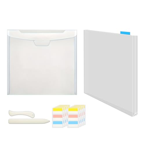 Papier-Organizer für Sammelalben – 12-teiliges transparentes Sammelalbum, transparenter Papier-Organizer für Sammelalben | Papieraufbewahrung: Haushaltsfotos und Inhalt von Generic