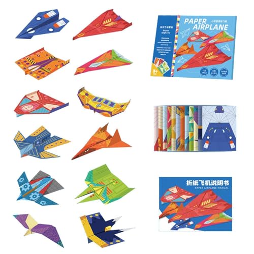 Papierflugzeug-Set, Papierflugzeug-Set | Papierspielzeug für Kinder, lustiges Set für Papierhandwerk - Einzigartiges Papierflugzeug aus Papier für Flugzeuge für Sc Papierflugzeug-Set, Papierflugzeug-Set | Papierspielzeug für Kinder, lustiges Set für Papierhandwerk - Einzigartiges Papierflugzeug aus Papier für Flugzeuge für Sc von Generic