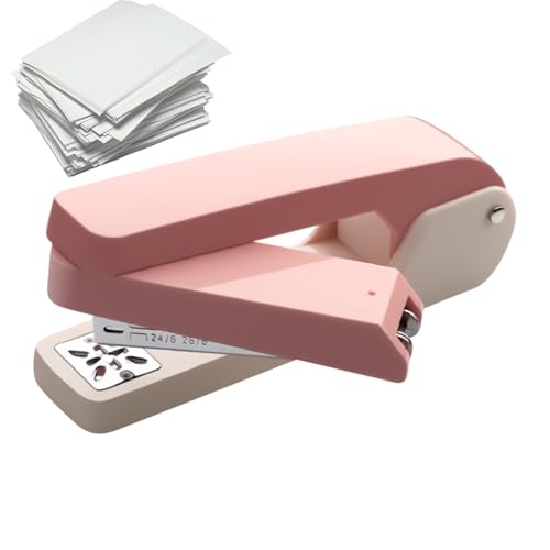 Papierhefter – Tragbarer Schwenktacker | 360 Grad drehbarer Bürohefter zum Binden von Büchern oder Büchern, für 50 Seiten Bindung Papierhefter – Tragbarer Schwenktacker | 360 Grad drehbarer Bürohefter zum Binden von Büchern oder Büchern, für 50 Seiten Bindung von Generic
