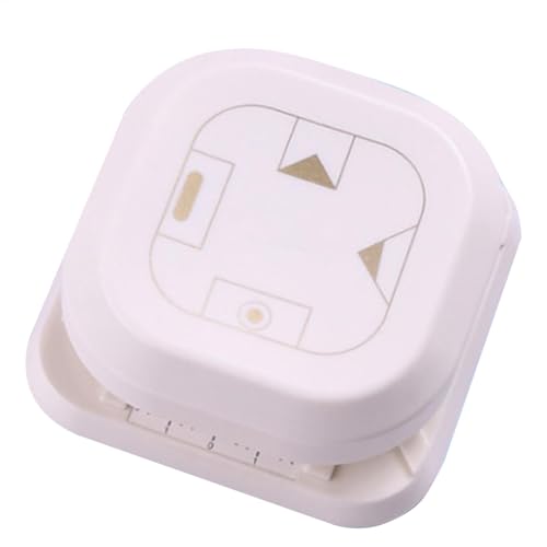 Papierrandschneider – Tragbarer 4-in-1-Stanzer | Stanzer für Kartenherstellung, Verschönerung und Bastelprojekte, Ohrring-Stanzer für das AR von Generic