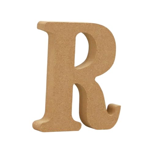 Papp Buchstaben,Dekoration Holznummer Papp-Buchstabe,Selbstklebende Buchstaben,Große Pappe Zum Basteln,Pappbuchstaben Groß,Holzbuchstaben Pappmaché Holzdekorationen für Zuhause, Wand, Party von Generic