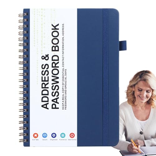 Passwortbuch mit Alphabetkarten, kleine Passwortbücher für Senioren, Notizblock des Passwortschutzes | kleines Adressbuch mit Passwort, Adressbuch mit Karten für Frauen, Männer, Zuhause Passwortbuch mit Alphabetkarten, kleine Passwortbücher für Senioren, Notizblock des Passwortschutzes | kleines Adressbuch mit Passwort, Adressbuch mit Karten für Frauen, Männer, Zuhause von Generic