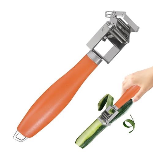 Pelador de Pepinos - Cortador de zanahorias, Cortadora de pepino con agarre cómodo | Pelador de patatas de mano ajustable, herramienta de cocina fresh para picar ensaladas para frutas y vegetas Pelador de Pepinos - Cortador de zanahorias, Cortadora de pepino con agarre cómodo | Pelador de patatas de mano ajustable, herramienta de cocina fresh para picar ensaladas para frutas y vegetas von Generic