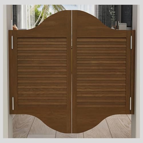 Pendeltür Saloon tür Büroeingang Trennwand Schwingtür, Cafe-Tür Doppelflügel Mit Selbstschließenden Scharnieren, Restaurant Küche Saloon-Türen Innere Halbgeöffnete Tür,Braun,100x90cm Pendeltür Saloon tür Büroeingang Trennwand Schwingtür, Cafe-Tür Doppelflügel Mit Selbstschließenden Scharnieren, Restaurant Küche Saloon-Türen Innere Halbgeöffnete Tür,Braun,100x90cm von Generic