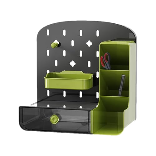 Perforierte Schreibtischablage – Vertikaler Schreibtisch-Organizer mit Lochbrett, Schreibtisch-Organizer für Schlafzimmer, Schreibtisch-Organizer mit Aufbewahrung Perforierte Schreibtischablage – Vertikaler Schreibtisch-Organizer mit Lochbrett, Schreibtisch-Organizer für Schlafzimmer, Schreibtisch-Organizer mit Aufbewahrung von Generic