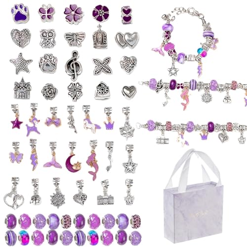 Perlen Armband Machen Kit, Armband Machen Set | Handgefertigtes Perlenherstellungsset Perlenarmband Kit | Trendiger Schmuck Perlen Kit Bettelarmband Kettenkit für Mädchen Frauen Perlen Armband Machen Kit, Armband Machen Set | Handgefertigtes Perlenherstellungsset Perlenarmband Kit | Trendiger Schmuck Perlen Kit Bettelarmband Kettenkit für Mädchen Frauen von Generic