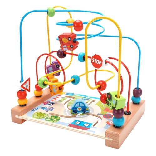 Perlen Labyrinth für Kinder, Cartoon bunt niedlich sicher maze Spielzeug Perlen Spielzeug - Holzperle Spielzeug Perle Spielzeug Perle Kalkminen-Spielzeug für Verbesserung Perlen Labyrinth für Kinder, Cartoon bunt niedlich sicher maze Spielzeug Perlen Spielzeug - Holzperle Spielzeug Perle Spielzeug Perle Kalkminen-Spielzeug für Verbesserung von Generic