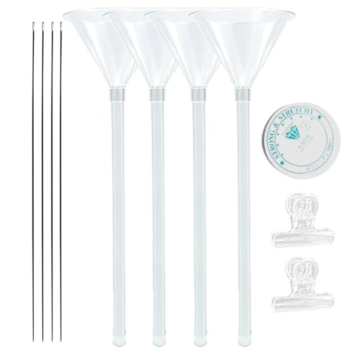 Perlen Trichter Set - Basteltrichter, Tonperlentrichter | Tontrichterperlen, Armbandhandwerks-Set, Trichterwerkzeuge, Mehrzweckperlen, Künstlerbedarf von Generic