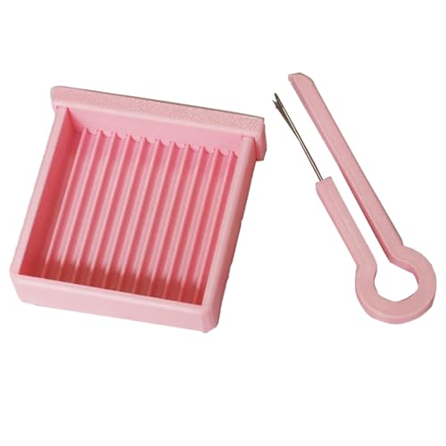 Perlennadel-Pinzette Aligner-Tablett-Set, Perlen-Set mit Nadel-Pinzette, Perlen- Aligner-Tablett-Werkzeug zum Basteln von Schmuckarmbändern Pbk605 (7cm) von Generic