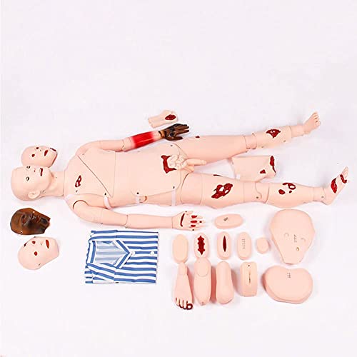 Pflegemodell 24 Grundlegende Pflegeoperationen Männliches Pflegetrainingsmodell, Multifunktions-PVC-Pflegepuppe Patiente von Generic