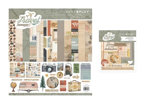 Photoplay Reise-Set Junque Collection – 30,5 x 30,5 cm Sammelset + Ephemera-Karton-Stanzformen Photoplay Reise-Set Junque Collection – 30,5 x 30,5 cm Sammelset + Ephemera-Karton-Stanzformen von Generic