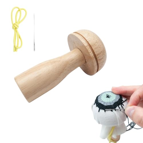 Pilzbildung Darner - Champignon für Socken | Mit Faden und Elastisches Armband Mushroom Dostroom Darner Net Patch Löcher Werkzeuge von Generic