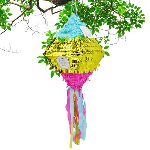 Pinata mit : Zubehör für Geburtstagsfeiern, Festival-Themendekorationen, Schulpartydekorationen, Tischdekoration, Jubiläumsfeiern, lustiges Zubehör von Generic