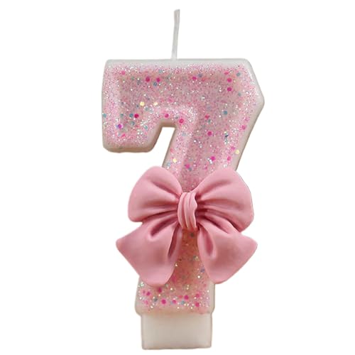 Pink Birthday Candle - Glitzernummer Kerze, Bogengeburtstag Kerze | Dekorative rosa Kuchen Kerze, Zahlen Kerzen Feierlichkeiten, Feierskuchen -Dekoration Kerzen für Geburtstagsmädchen, Kinder Pink Birthday Candle - Glitzernummer Kerze, Bogengeburtstag Kerze | Dekorative rosa Kuchen Kerze, Zahlen Kerzen Feierlichkeiten, Feierskuchen -Dekoration Kerzen für Geburtstagsmädchen, Kinder von Generic