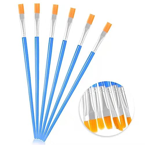 Pinsel Set,10 PCS Nylon Flache Pinsel Kleine Künstlerpinsel Detailpinsel Art Pinsel mit Kunststoffgriff Blaues Breite Flache Pinsel Malpinsel für Anfänger Künstler Gemälde Liebhaber Pinsel Set,10 PCS Nylon Flache Pinsel Kleine Künstlerpinsel Detailpinsel Art Pinsel mit Kunststoffgriff Blaues Breite Flache Pinsel Malpinsel für Anfänger Künstler Gemälde Liebhaber von Generic