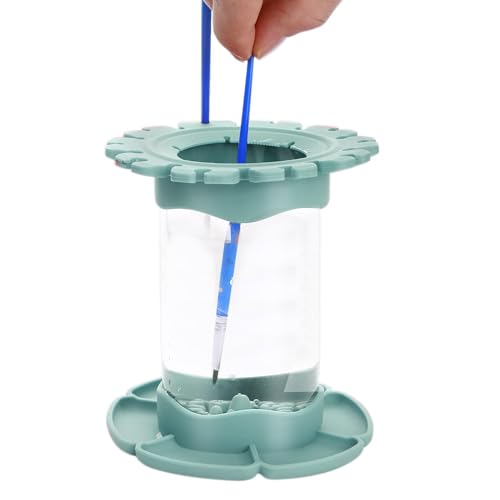 Pinselspülung – Spülbecher für Pinselreiniger | Organizer für Paletten und Pinsel, -One-Pigment-Spülbecher, Getränkehalter für Pinselreinigung Pinselspülung – Spülbecher für Pinselreiniger | Organizer für Paletten und Pinsel, -One-Pigment-Spülbecher, Getränkehalter für Pinselreinigung von Generic