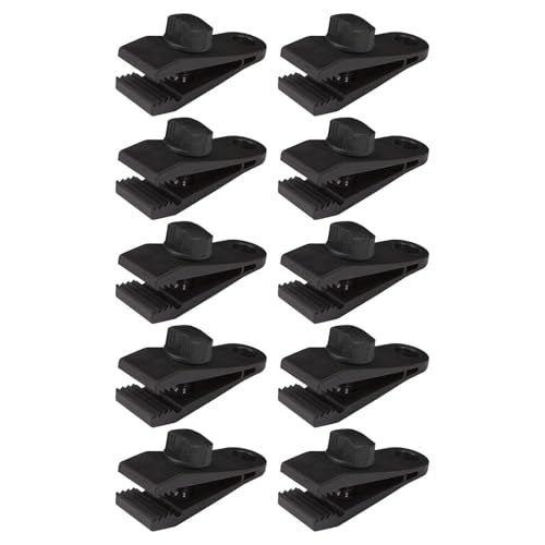 Planenclips, robuster Verriegelungsgriff, Klemmen für Poolabdeckungen - 10 Stück Markisenklammern, Planenklammern | Robuste Bootsabdeckungsclips, Markisenclips für V-Planen von Generic