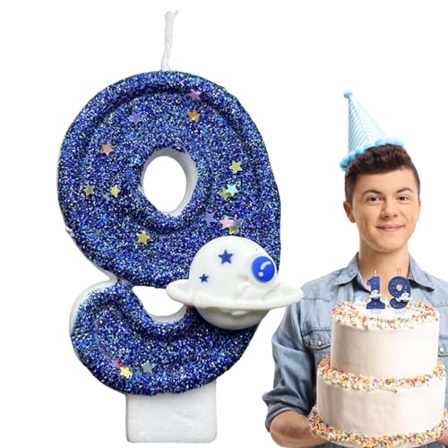 Planet Themenkerzen Raumschiffe Zahl 0-9 Kerzen – Geburtstagskerzen Zahlen | Partyzubehör Kuchendekoration | Neuheit Kuchen Topper Dekorative Kerzen für Freunde Familie Planet Themenkerzen Raumschiffe Zahl 0-9 Kerzen – Geburtstagskerzen Zahlen | Partyzubehör Kuchendekoration | Neuheit Kuchen Topper Dekorative Kerzen für Freunde Familie von Generic