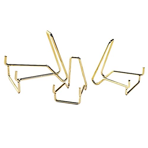 Plattenständer Für Displays - 3 X Goldener Bildhalter, Schallplattenständer, Recording Studio Stand | Bilderrahmenständer Kleine Staffelei Für Bücher, Dekorative Teller, Plaketten, Fotos, Platten Plattenständer Für Displays - 3 X Goldener Bildhalter, Schallplattenständer, Recording Studio Stand | Bilderrahmenständer Kleine Staffelei Für Bücher, Dekorative Teller, Plaketten, Fotos, Platten von Generic