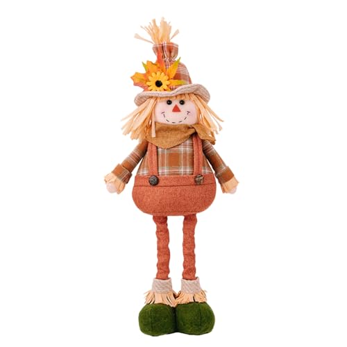 Plüsch Vogelscheuche Zwerge - Thanksgiving Zwerge Figuren, Teleskoppuppe Plüschpuppe, Heimdekoration, Plüsch Ernte Wichtel für Zuhause von Generic