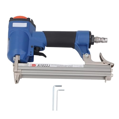 Pneumatischer Brad Nailer Heavy Duty Ergonomic Design Hocheffizienz 100pcs Kapazität 10 22 mm Luftnagelpistole für Holzbearbeitung Carpentry Aluminiumlegierung Edelstahl Stahl Pneumatischer Brad Nailer Heavy Duty Ergonomic Design Hocheffizienz 100pcs Kapazität 10 22 mm Luftnagelpistole für Holzbearbeitung Carpentry Aluminiumlegierung Edelstahl Stahl von Generic