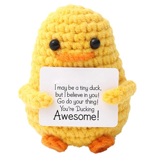Pocket Knitting Duck Toy - Inspirierende handgefertigte Puppe für College, Studentinnen, Frauen, Mädchen Pocket Knitting Duck Toy - Inspirierende handgefertigte Puppe für College, Studentinnen, Frauen, Mädchen von Generic