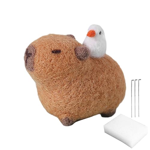 Pokele Wool Felt – Woll-Set, Handwerkswerkzeuge | Nadelfilz-Zubehör für Anfänger, Bastelsets zur Herstellung von Tieren, Wollset für Kinder und Ads von Generic