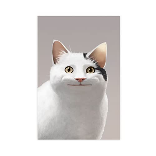 Polite Cat Meme kreatives Poster auf Leinwand, Wandkunst, Dekordruck, Bild, Gemälde für Wohnzimmer, Schlafzimmer, Dekoration, ungerahmt: 60 x 90 cm Polite Cat Meme kreatives Poster auf Leinwand, Wandkunst, Dekordruck, Bild, Gemälde für Wohnzimmer, Schlafzimmer, Dekoration, ungerahmt: 60 x 90 cm von Generic