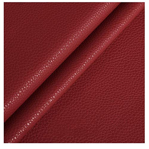 Polster PU Kunstleder Polsterstoff PU Kunstlederfür sämtliche Polsterarbeiten, Autos, Boote, Dekorationen(Red,1.38X3m) von Generic