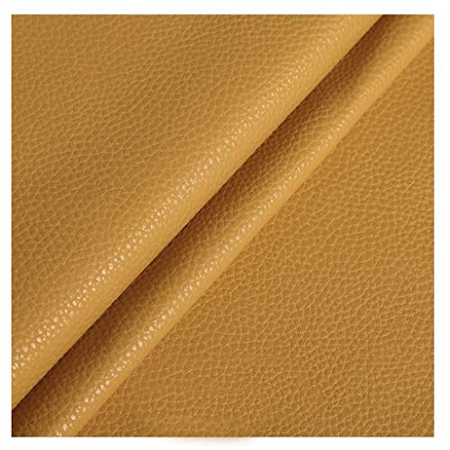 Polster PU Kunstleder Polsterstoff PU Kunstlederfür sämtliche Polsterarbeiten, Autos, Boote, Dekorationen(Yellow,1.38X4m) von Generic