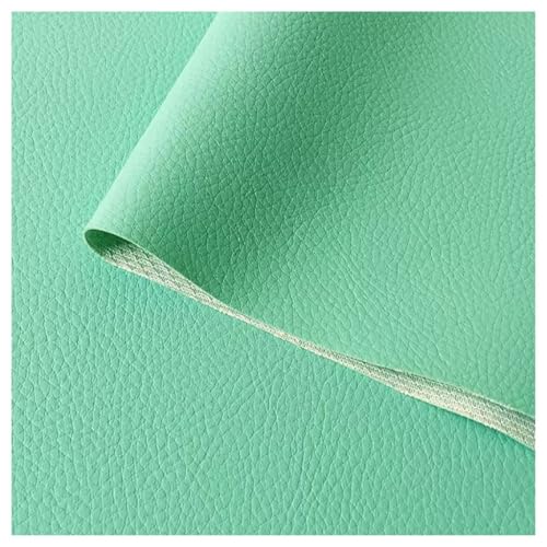 Polster PU Kunstleder Super Soft, Polsterstoff Möbelstoff Meterware(Pink green,1.6X8m) von Generic