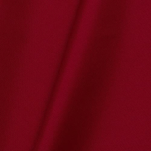 Polyester Stoff Meterware für Rucksäcke, Taschen, Bean Bag, Tierbetten, Strandliegestuhl, Schulzubehör, Reißfest 190g über 30 Farben (Rubin) von Generic