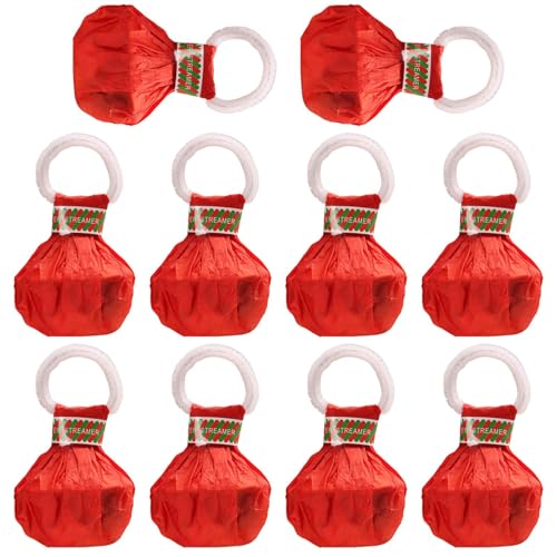 Pop Out Streamer Poppers | 10 x Party-Luftschlangen zum Handwerfen – lustige Band-Druckknöpfe, Abschlusspapier-Knallbonbons für Ostern, Geburtstag, chinesische Neujahrsparty Pop Out Streamer Poppers | 10 x Party-Luftschlangen zum Handwerfen – lustige Band-Druckknöpfe, Abschlusspapier-Knallbonbons für Ostern, Geburtstag, chinesische Neujahrsparty von Generic